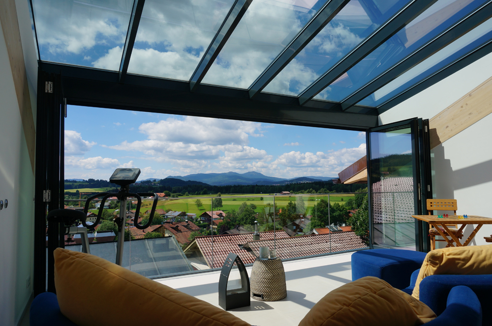 Ausblick Dachwintergarten